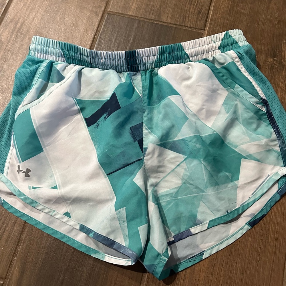 Under Armour Women's Aqua Geometric Shorts